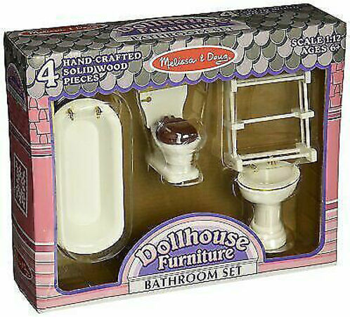 Picture of Dollhouse Furniture Bathroom Set