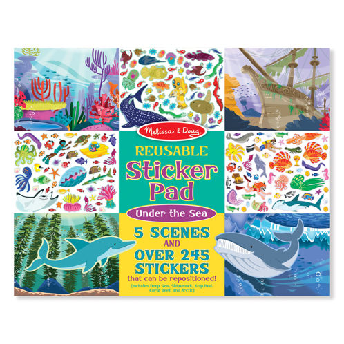 Reusable Sticker Pad - Under the Sea 1