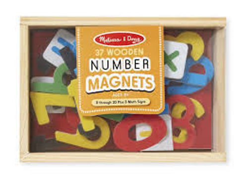 Picture of Magnetic Wooden Numbers