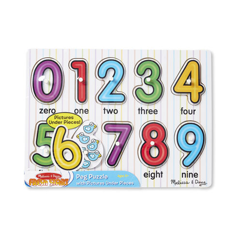 Picture of See-Inside Numbers Peg