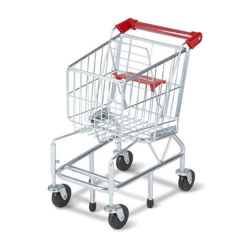 Picture of Shopping Cart Toy - Metal Grocery Wagon - Melissa & doug