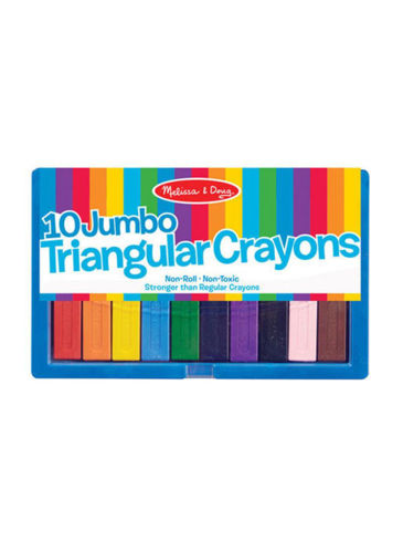 Picture of 10 Jumbo Triangular Crayons