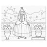 Picture of Jumbo Coloring Pad pink- Horses, Hearts, Flowers & More
