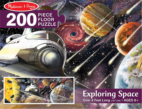 Picture of Exploring Space- 200-Piece Floor Puzzle