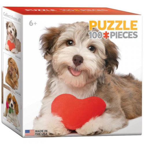 Picture of Dog with heart Puzzles