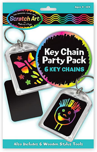 Picture of Key Chain Scratch Art Party Pack