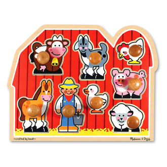 Picture of Farm Friends Large Peg Puzzle