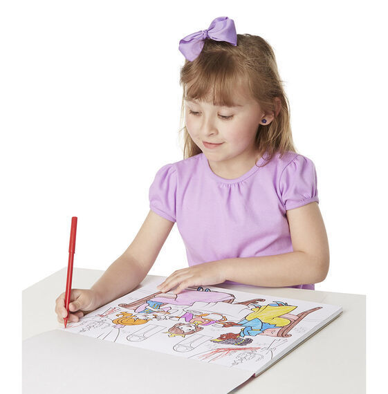 Melissa & Doug MagicPattern Marker Coloring Pad Princesses Shop