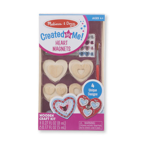 Picture of Created by Me! Heart Magnets Wooden Craft Kit
