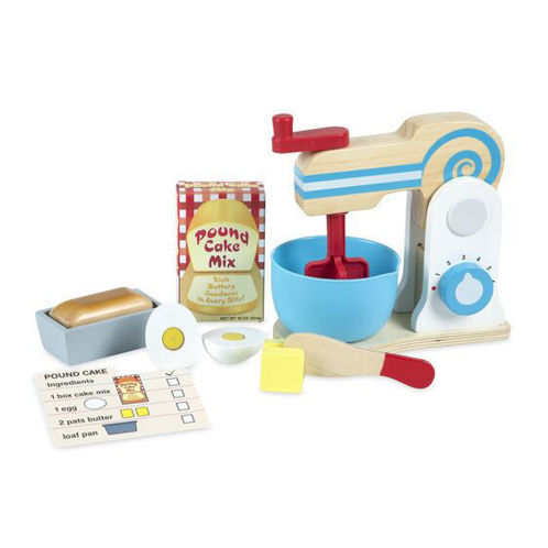 Picture of Wooden Make-a-Cake Mixer Set