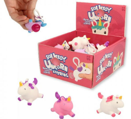 Picture of Squeezy Unicorn Keyring
