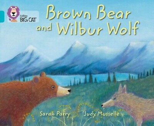 Picture of Brown Bear and Wilbur Wolf Big Cat Turquoise band 7