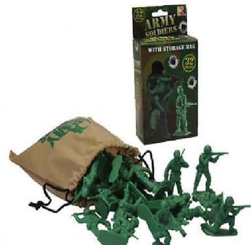 Picture of Army Soldier with Bag