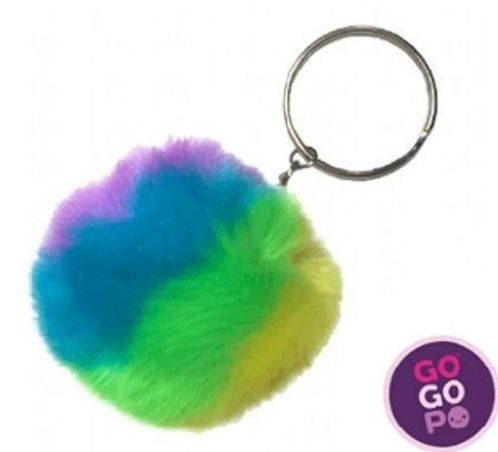 Picture of GoGoPo Fluffy Neon Keyring