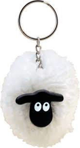 Picture of Pom-Pom Sheep Keyring