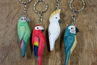 Picture of British Bird Wood Keyring
