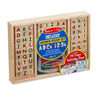 Picture of Deluxe Wooden Stamp Set - ABCs 123s