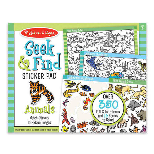 Picture of SEEK & FIND STICKER PAD- ANIMAL