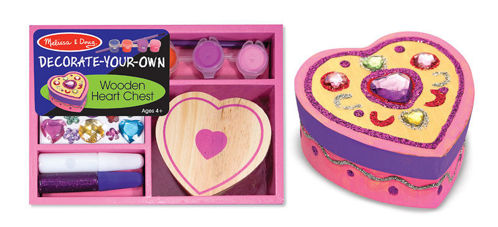 Picture of Wooden Heart Chest - DYO