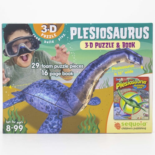 Picture of Plesiosaurus 3-D Puzzle & Book