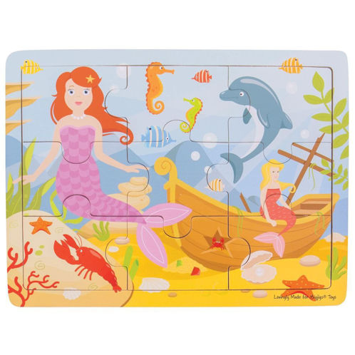 Picture of Tray Puzzle - Mermaid