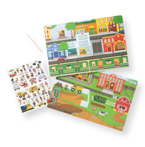 Picture of Transfer sticker scenes -Around the town