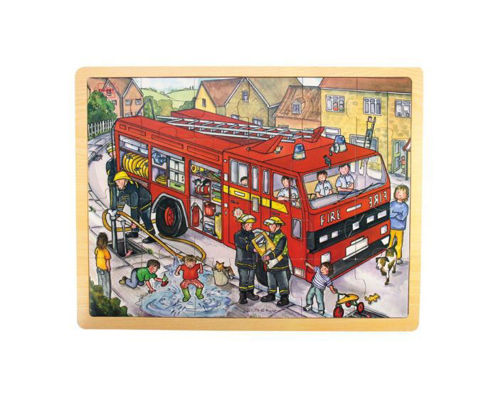 Picture of Tray Puzzle Fire Engine