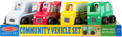 Picture of Melissa & Doug Community Vehicles Play Set