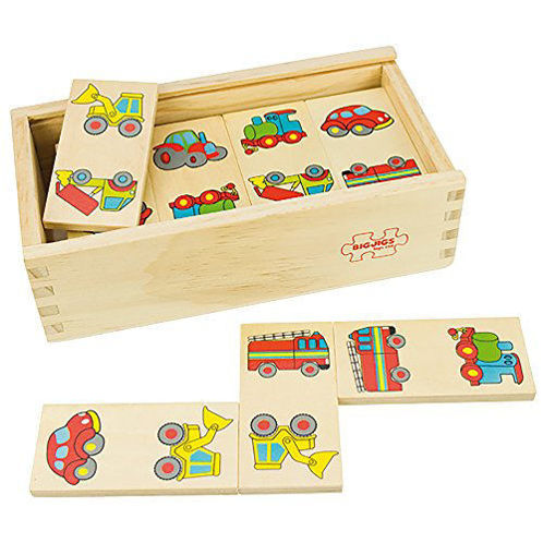 Picture of Transport Dominoes - BigJig Toys- Wooden Games
