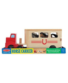 Melissa & Doug Wooden Horse Carrier