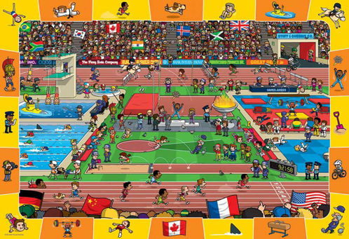 Picture of Spot & Find Olympics - 100pc Jigsaw Puzzle by Eurographics