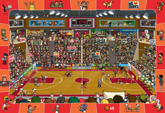 Picture of Spot & Find Basketball - 100pc Jigsaw Puzzle by Eurographics