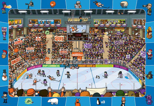 Picture of PUZZLE HOCKEY 100PCS