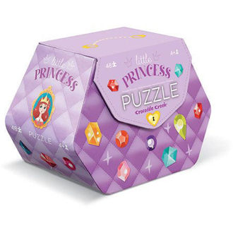 Picture of Crocodile Creek Little Princess Double Fun 48-Piece Jigsaw Puzzle in Purse-Shape