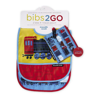 Picture of Crocodile Creek Bibs 2 Go Riding the Rails