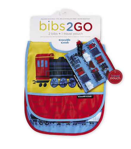 Picture of Crocodile Creek Bibs 2 Go Riding the Rails