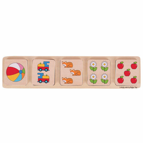 Picture of Chunky Wooden Lift and Match Jigsaw Puzzle (Numbers)