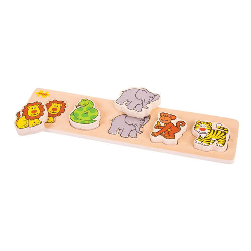 Picture of Chunky Lift and Match Safari Puzzle