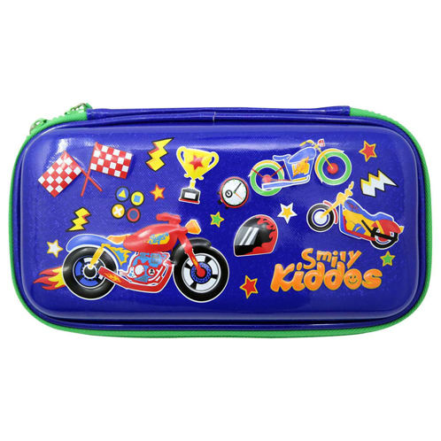 Picture of Smily Kiddos Motor Racing Small Pencil Case Blue