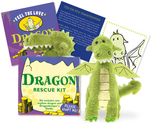 Picture of Dragon Rescue Kit (Plush Toy and Book)