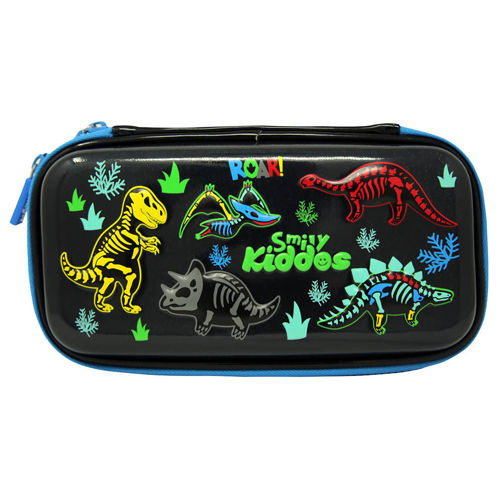Picture of Smily Kiddos Fancy Dino Small Pencil Case Black