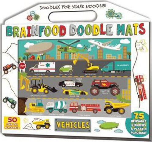 Picture of Brainfood Doodle Mats- Vehicles