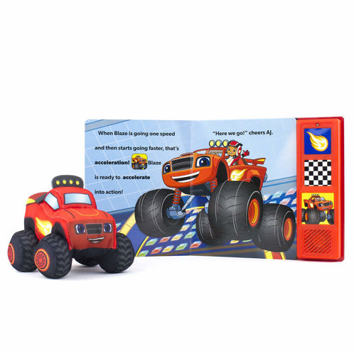 Picture of Nickelodeon Blaze and the Monster Machines - My Friend Blaze Play-a-Sound Book and Cuddly Blaze Plush
