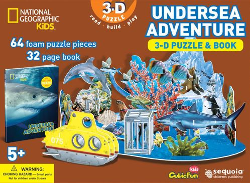 Picture of National Geographic Undersea : 3D Puzzle and Book