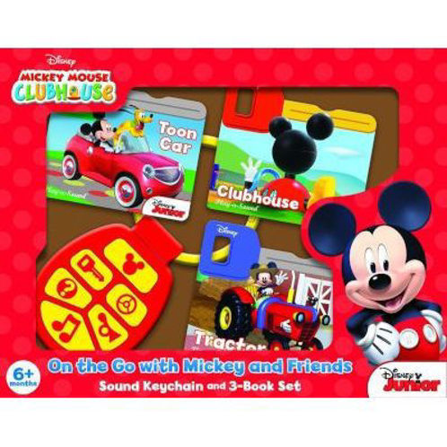 Picture of Disney Mickey Mouse Clubhouse - On the Go with Mickey and Friends - Sound Keychain and 3-Book Set