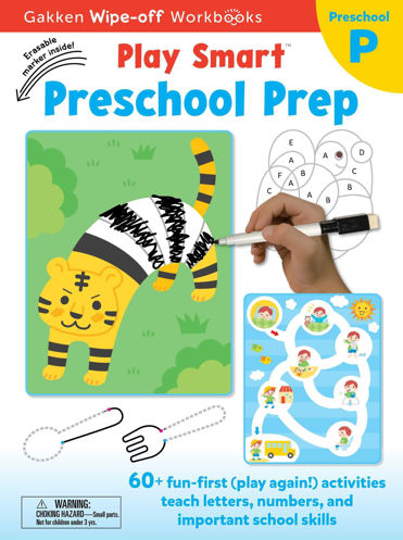Picture of PLAY SMART PRESCHOOL PREP/ Wipe-off Workbook with Erasable Marker