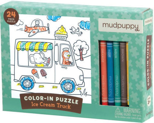 Picture of Ice Cream Truck Color-In Puzzle
