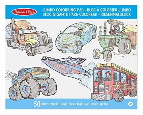 Picture of Jumbo Colouring Pad - Vehicles