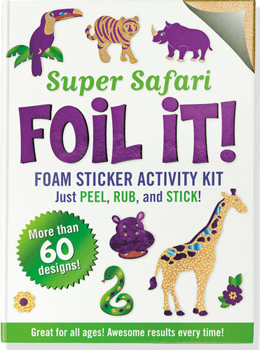 Picture of Super Safari Foil It! (Foam Sticker Activity Kit)