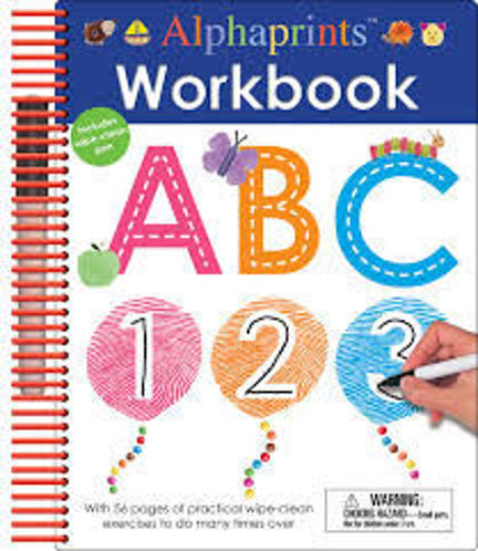 Picture of ALPHAPRINTS/ WIPE CLEAN WORKBOOK